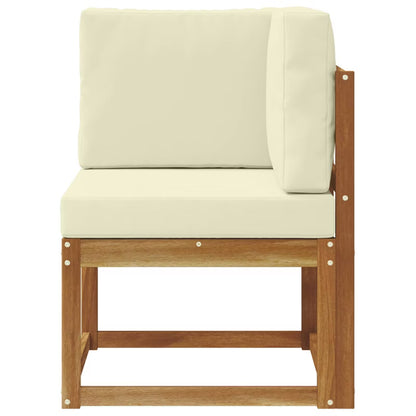 Havesofa Akacie 60x60x73 cm Brun med Hynder