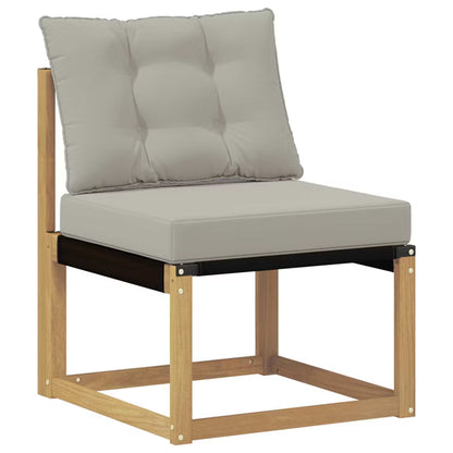 Havesofa Akacie Hvid med Hynder WM-3439037