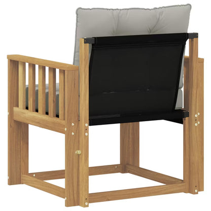 Havesofa Akacie Hvid med Hynder WM-3439037