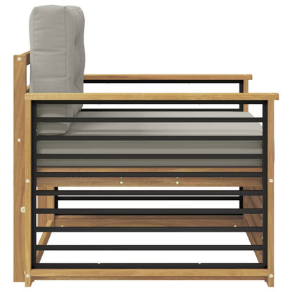 Havesofa Akacie Hvid med Hynder WM-3439148