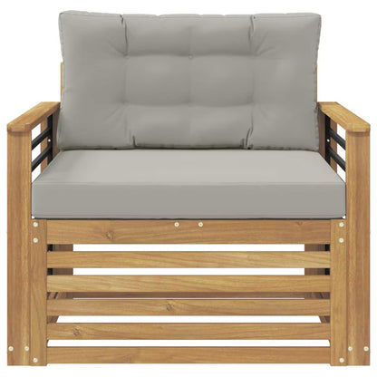 Havesofa Akacie Hvid med Hynder WM-3439148