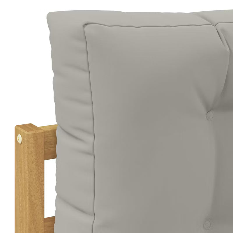 Havesofa Akacie Hvid med Hynder WM-3439148