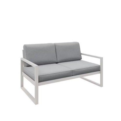 Havesofa Alicante 2-Personers 146x80 cm Lysegrå