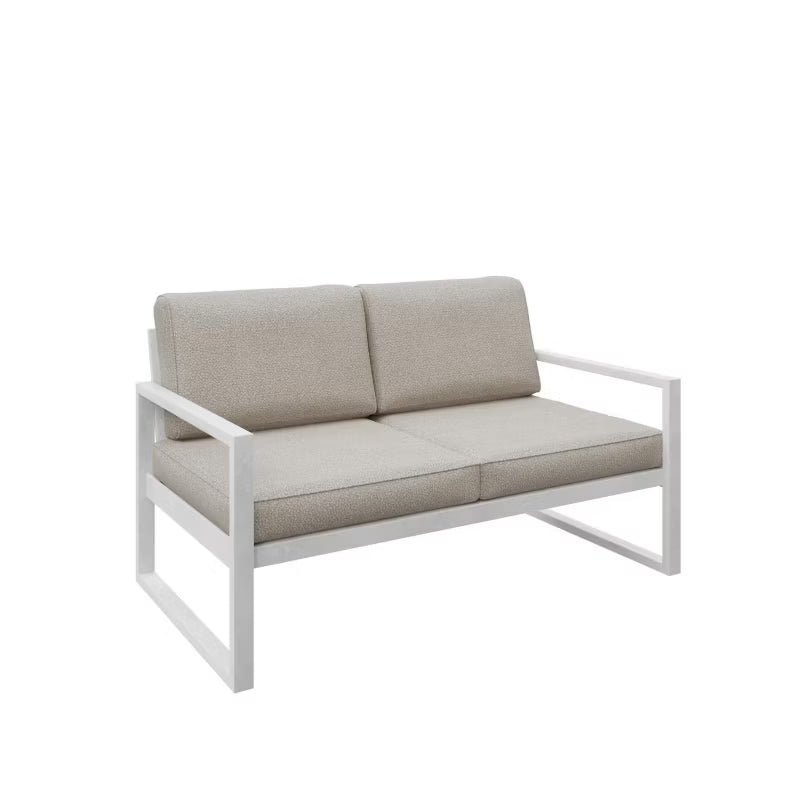 Havesofa Alicante 2-Personers 146x80 cm Creme Hvid