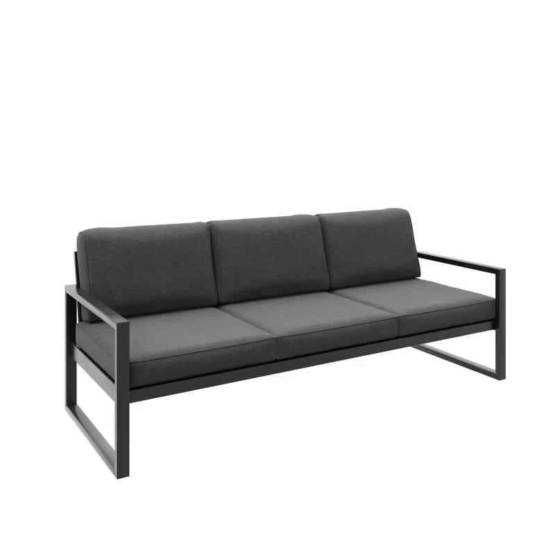 Havesofa Alicante 3-Personer 216x80 cm Grå