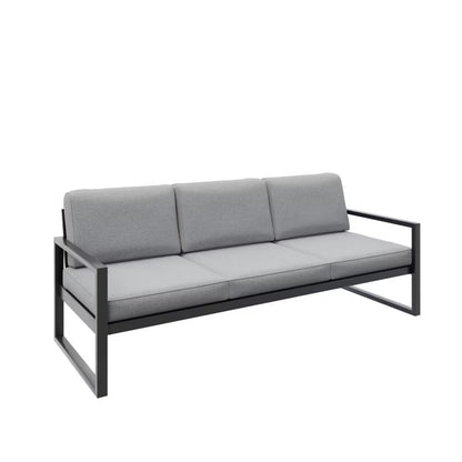 Havesofa Alicante 3-Personer 216x80 cm Lysegrå