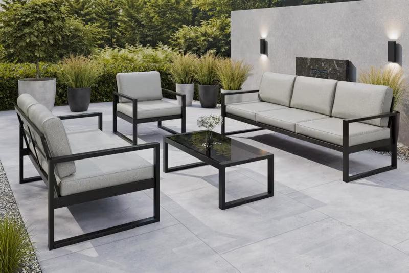 Havesofa Alicante 3-Personers 216x80 cm Beige