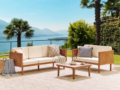 Havesofa Baratti 179x65 cm Akacietræ Brun