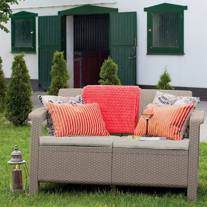 Havesofa CORFU LOVE 128x70 cm Cappuccino