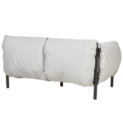 Havesofa Esperia 2-Personers Grå Aluminium