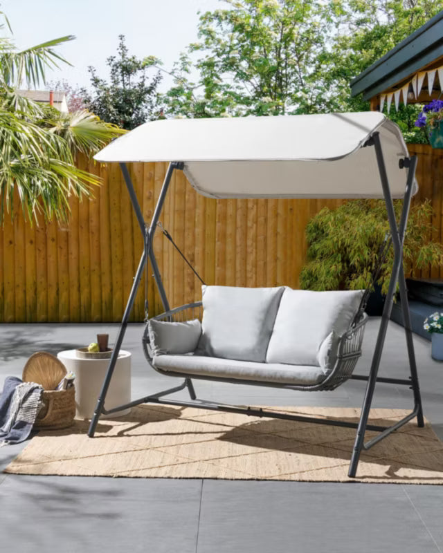 Havesofa Fiastra 170x140 cm Grå