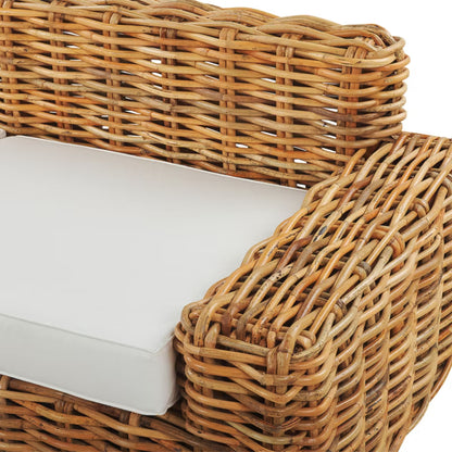 Havesofa Forli 3-Personers Natur Rattan Brun