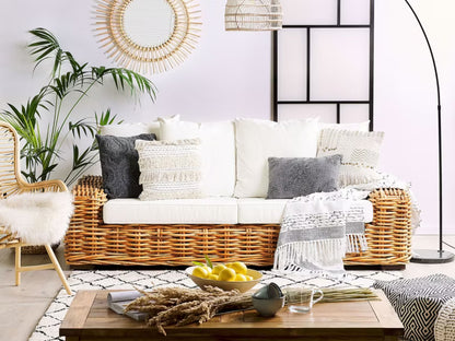Havesofa Forli 3-Personers Natur Rattan Brun
