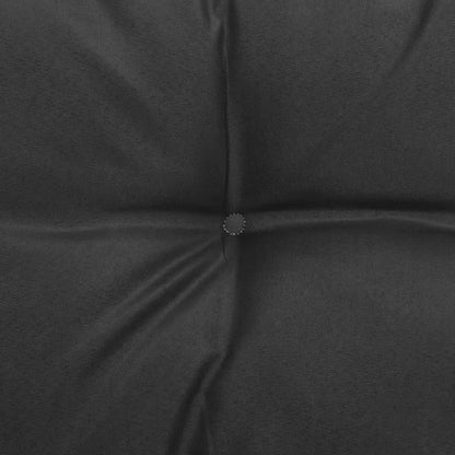 Havesofa Fyrretræ Sort med Hynder WM-805734