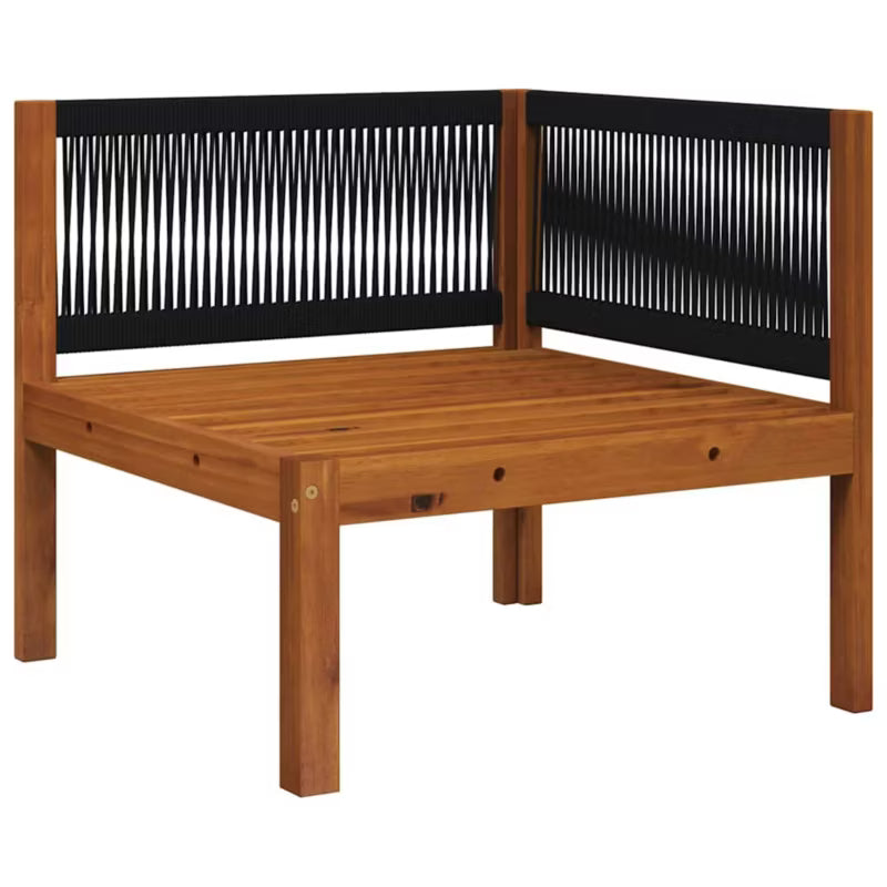 Havesofa Hjørnemodul Akacie 65x65 cm Brun