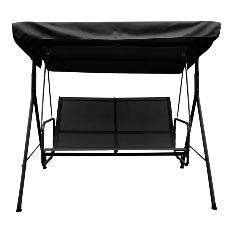 Havesofa Krista 179x108x151 cm Sort Stål