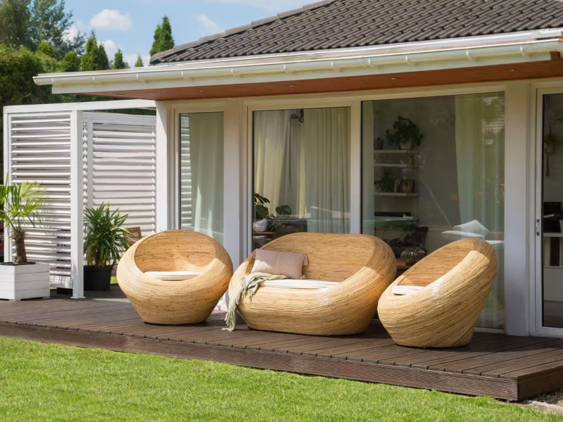 Havesofa Maiori 2-Personers Rattan Natur