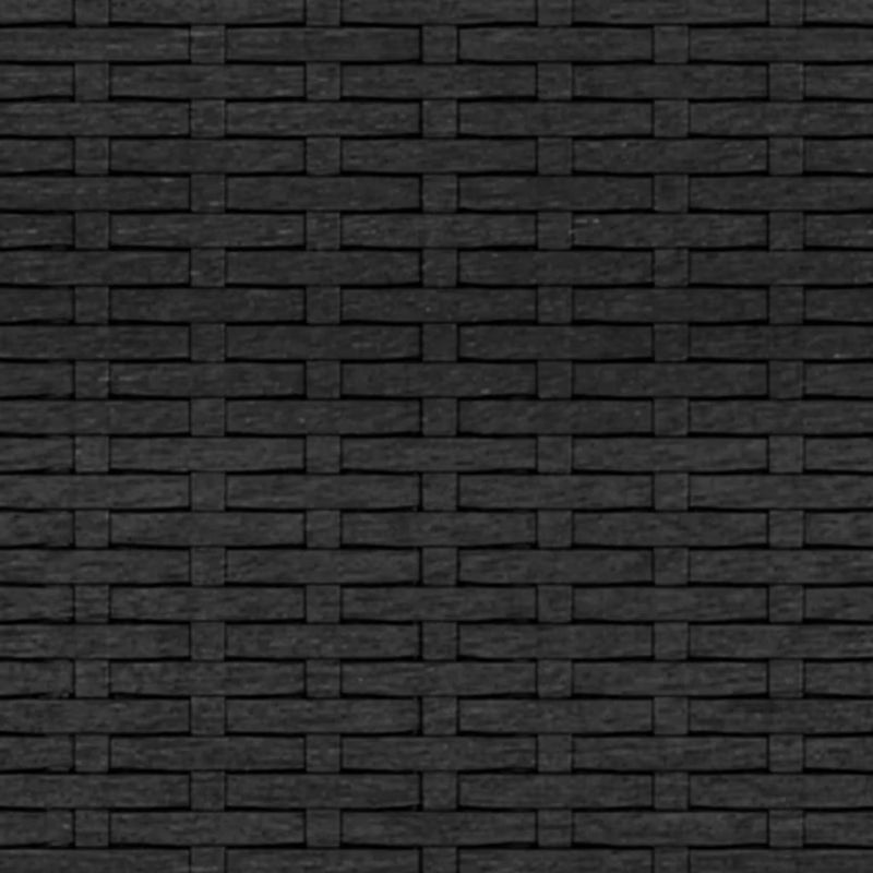 Havesofa Modul Poly疏rattan 54x63 cm Sort 2 Stk.