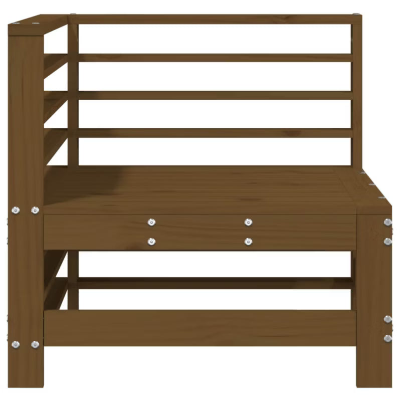 Havesofa Modul WM-825635 63,5x63,5 cm Brun Fyrretræ 2 Stk.