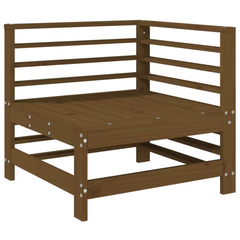 Havesofa Modul WM-825635 63,5x63,5 cm Brun Fyrretræ 2 Stk.