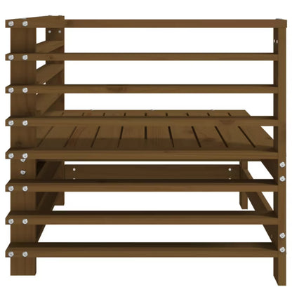 Havesofa Modul WM-825635 63,5x63,5 cm Brun Fyrretræ 2 Stk.
