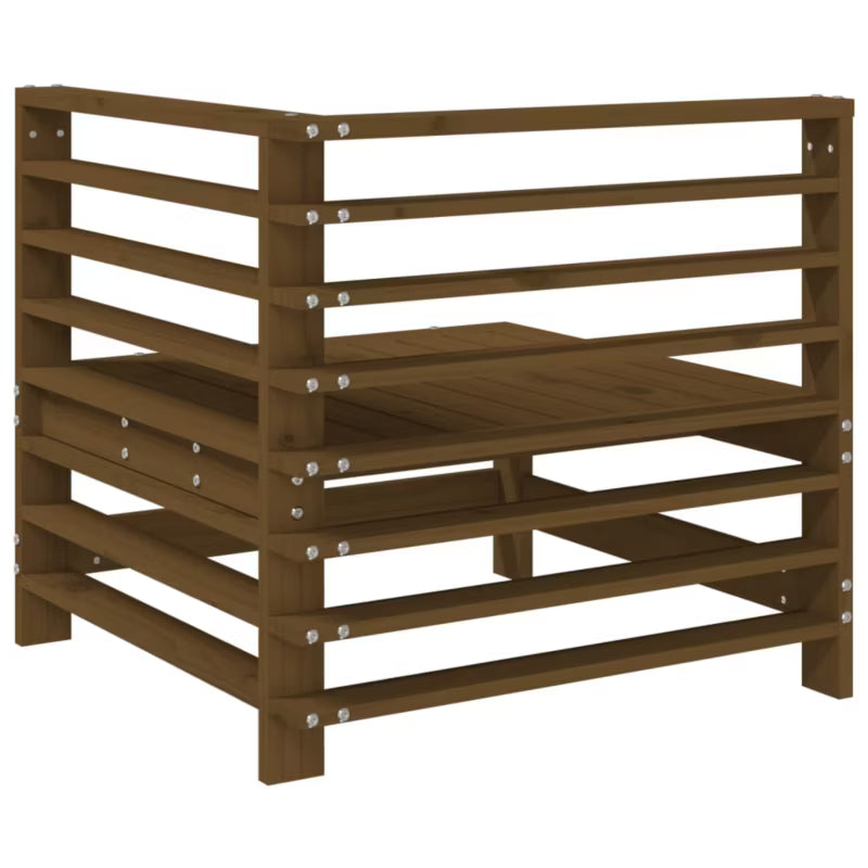 Havesofa Modul WM-825635 63,5x63,5 cm Brun Fyrretræ 2 Stk.