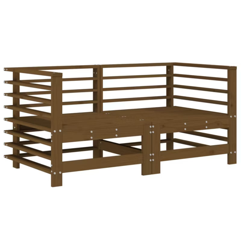 Havesofa Modul WM-825635 63,5x63,5 cm Brun Fyrretræ 2 Stk.