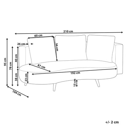Havesofa Parori 3-Personers Beige