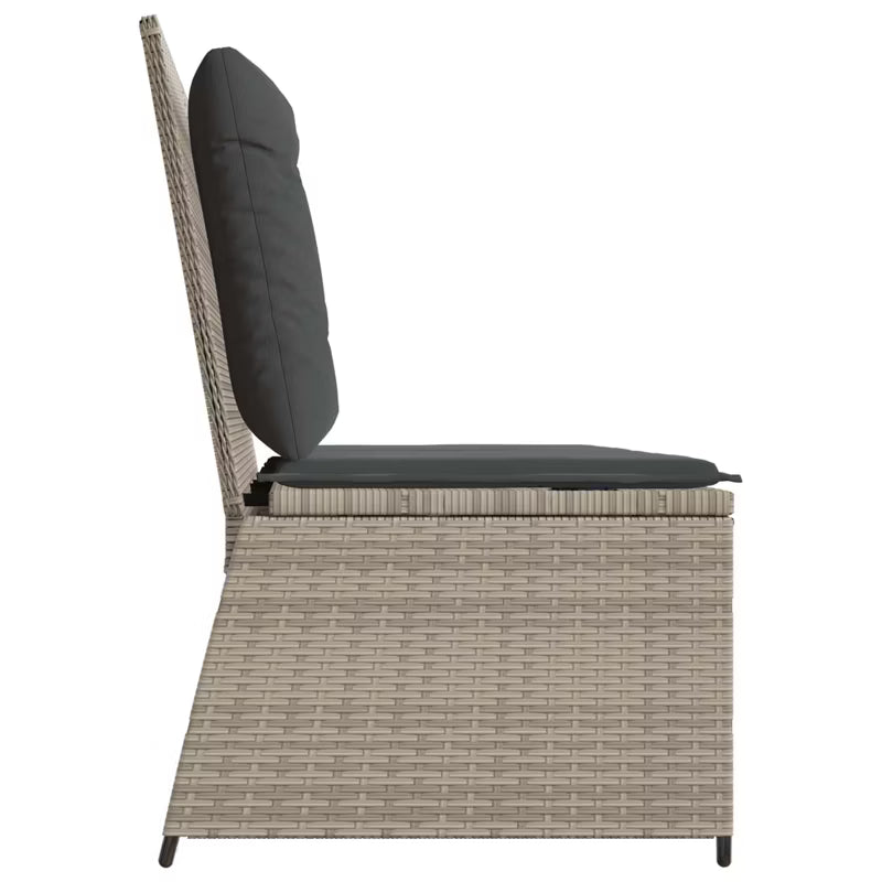 Havesofa Poly挖掘 110x67 cm Grå WM-3394472