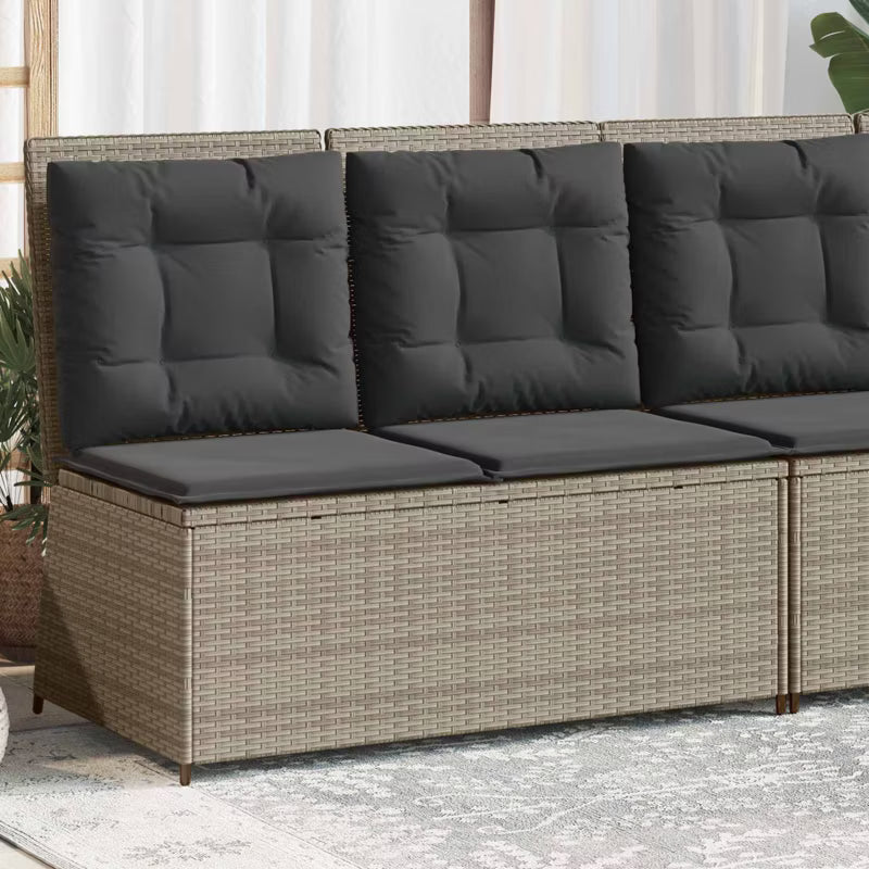 Havesofa Poly挖掘 110x67 cm Grå WM-3394472