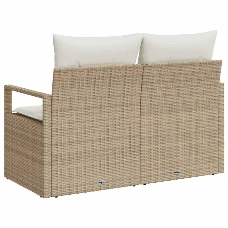 Havesofa Poly挖掘rattan 120x62 cm Beige