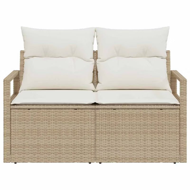 Havesofa Poly挖掘rattan 120x62 cm Beige