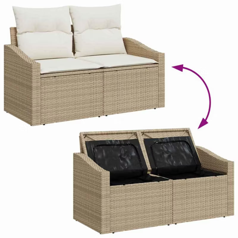 Havesofa Poly维护 123x62 cm Beige