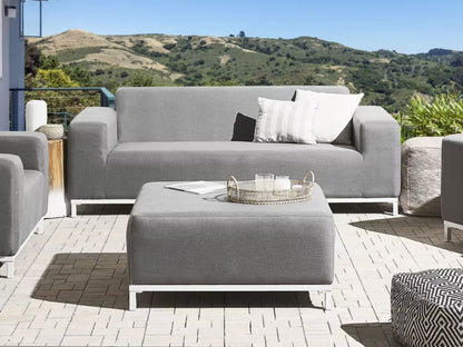 Havesofa Rovigo 2-Personer 182x84 cm Grå