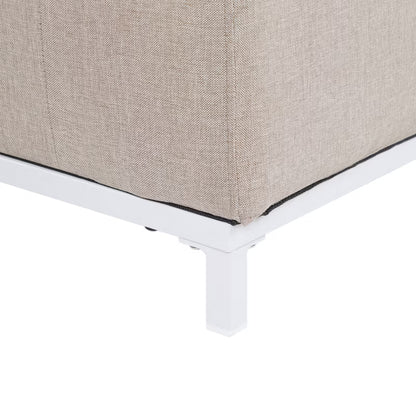 Havesofa Rovigo 2-Personers 186x84 cm Beige