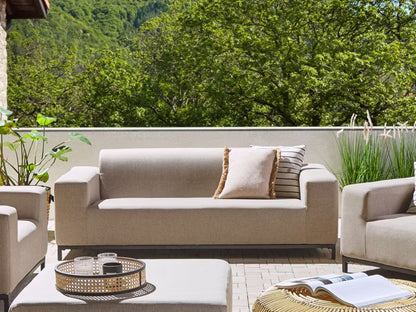 Havesofa Rovigo 2-Personers 186x84 cm Beige