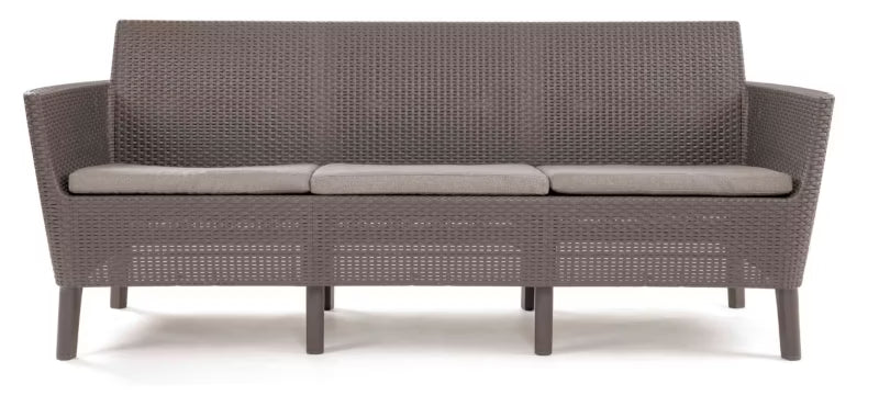 Havesofa Salemo 187x67x76 cm Cappuccino