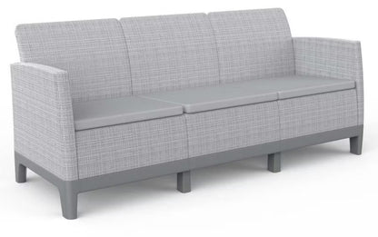 Havesofa Scandi Forma 3-Personers Grå
