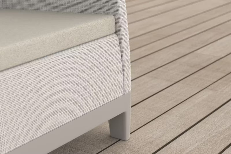 Havesofa Scandi Forma 3-Personers Oat med Hynder