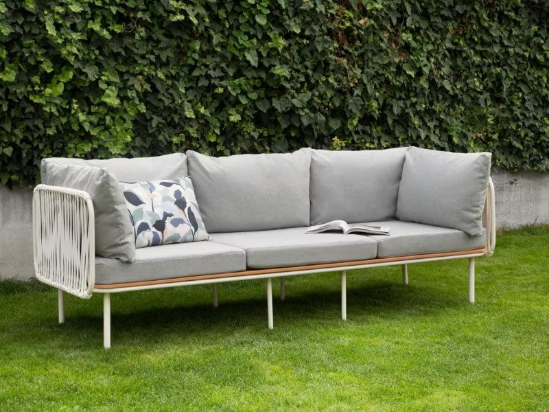 Havesofa Senise 3-Personer 225x60 cm Grå