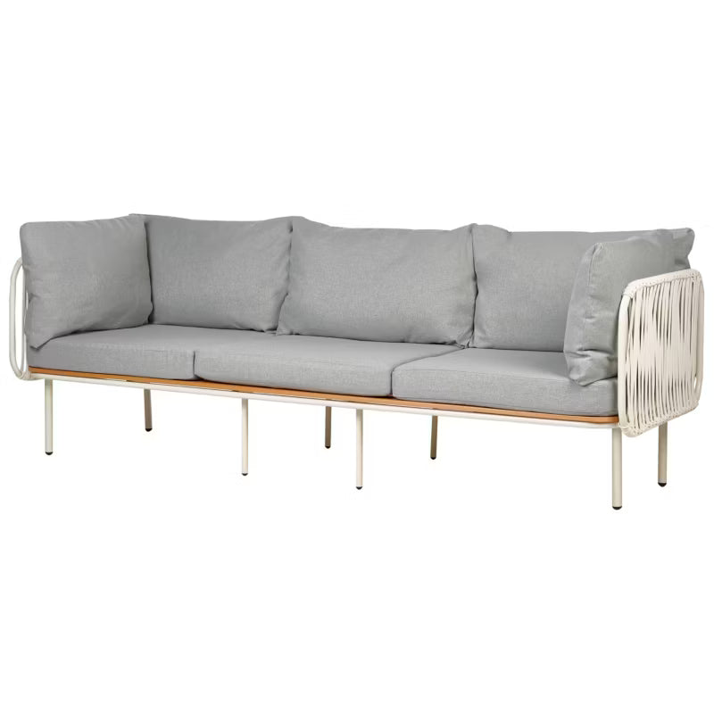 Havesofa Senise 3-Personer 225x60 cm Grå