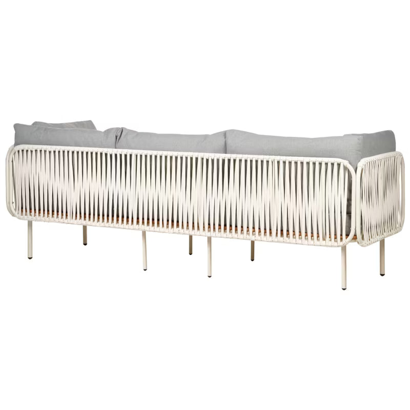 Havesofa Senise 3-Personer 225x60 cm Grå