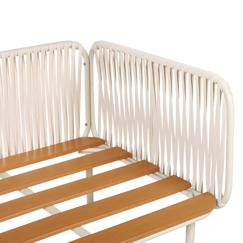 Havesofa Senise 3-Personer 225x60 cm Grå