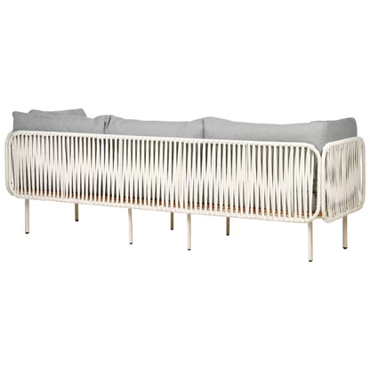 Havesofa Senise 3-Personer 225x60 cm Grå