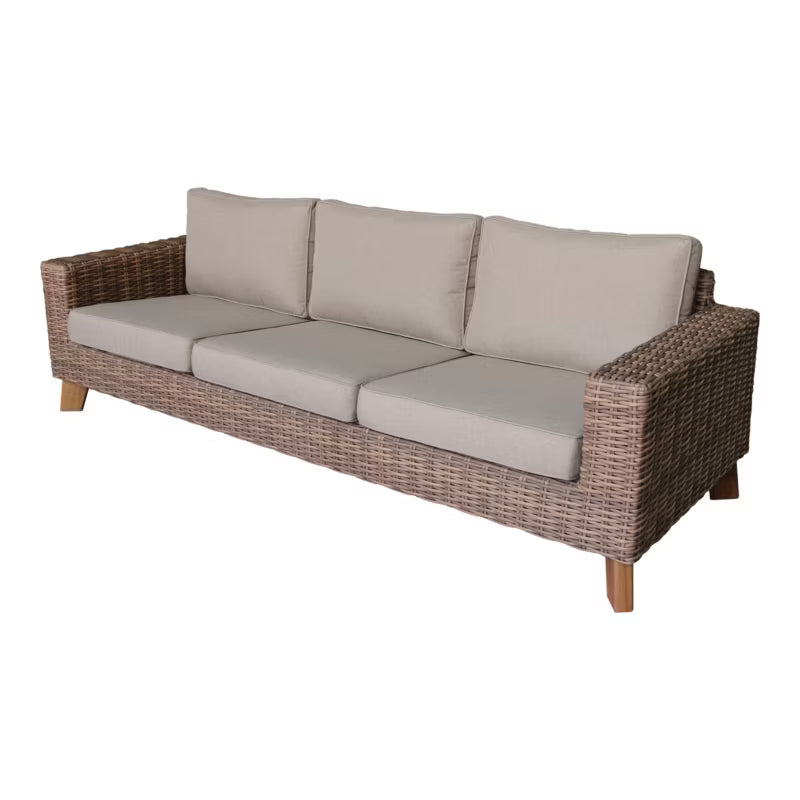 Havesofa Takutea 3-Personers 246x89 cm Brun
