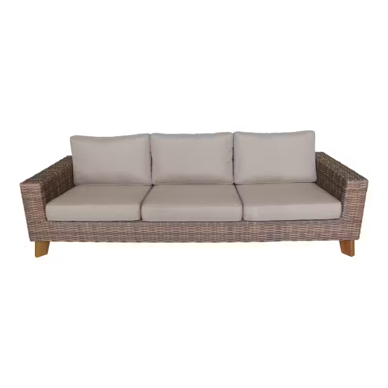Havesofa Takutea 3-Personers 246x89 cm Brun