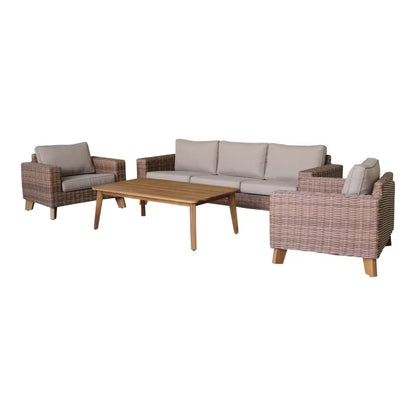 Havesofa Takutea 3-Personers 246x89 cm Brun