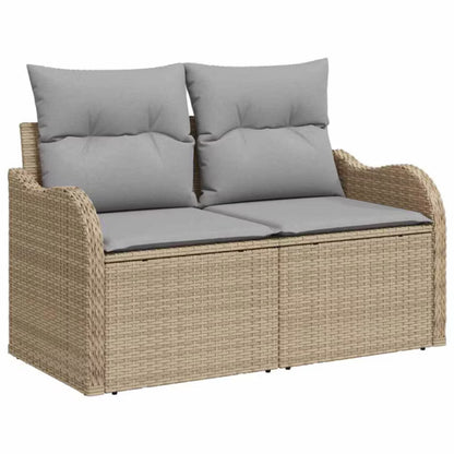 Havesofa Technorattan Beige med Hynder