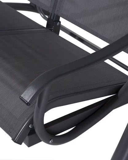 Havesofa Tesero 146x165 cm Grå