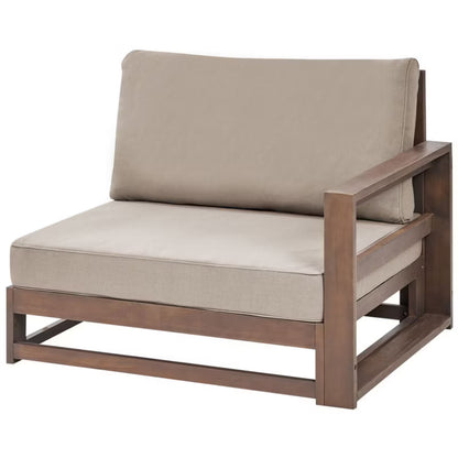 Havesofa Timor 184x75 cm Mørkebrun Akacietræ
